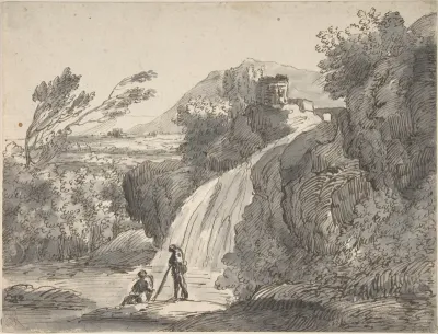 Landscape with Two Figures