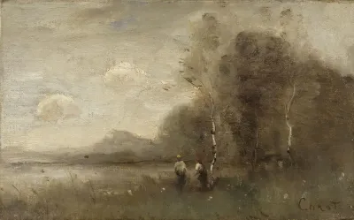 Landscape with Two Figures