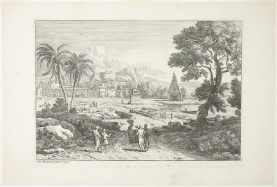 Landscape with Two Palms