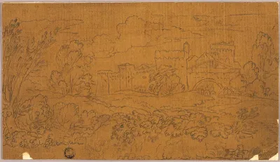 Landscape with Walled Town