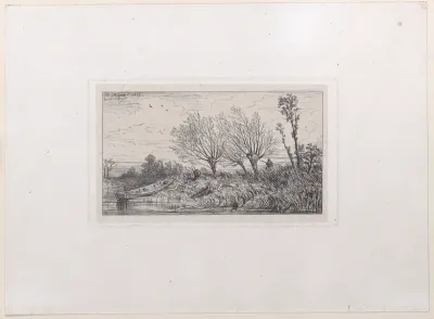 Landscape with Willow Trees
