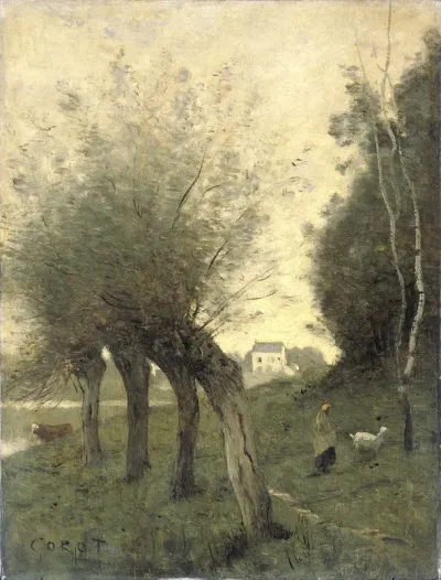 Landscape with Willows
