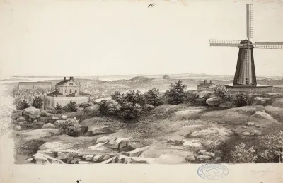 Landscape with Windmill