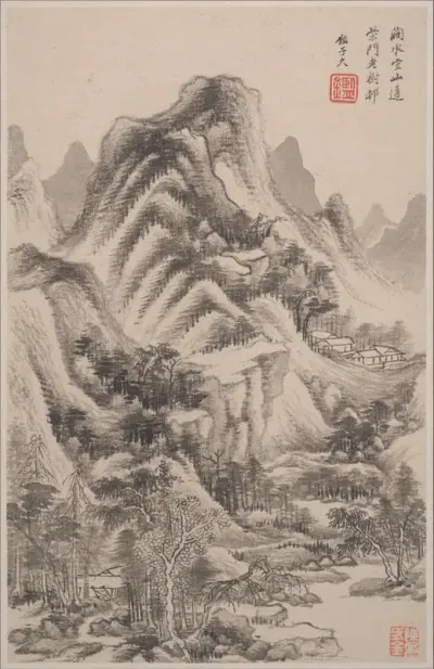 Landscapes in the styles of old masters