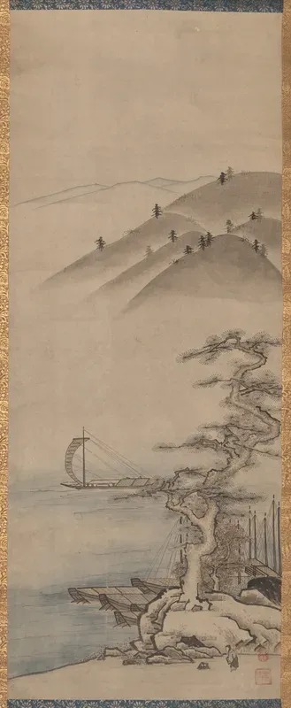 Landscapes (one of a pair)
