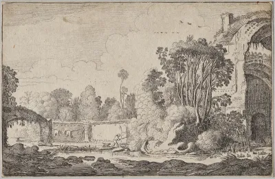 Landscapes, part III: Roman Ruins in Wooded Surroundings