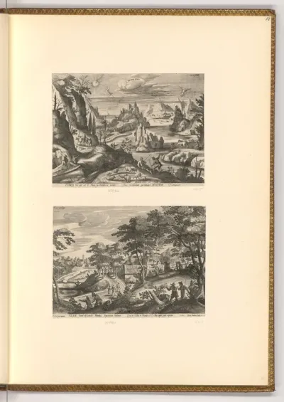 Landschaft mit dem Sturz des Ikarus; Landschaft mit Jägern
