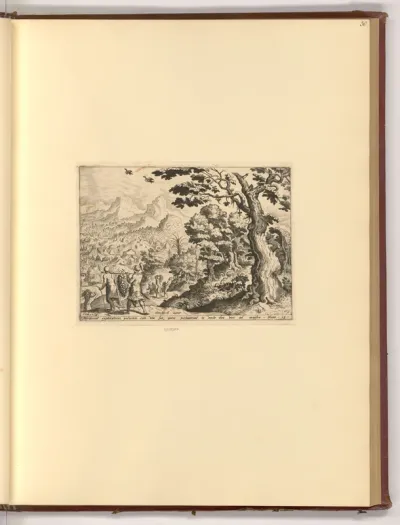 Landschaft mit den Kundschaftern des Moses