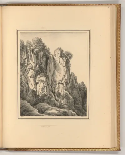 Landschaft mit Felsen
