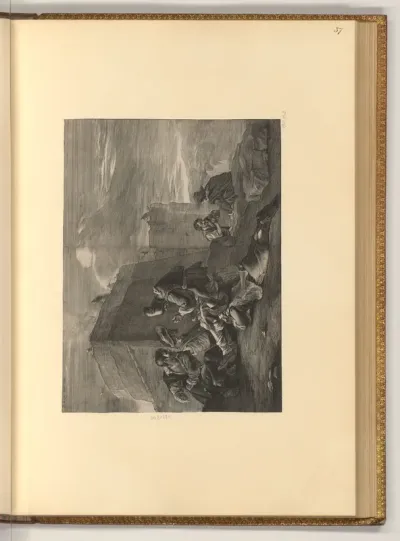 Landschaft mit Morraspielern (Der kleine Kalkofen)