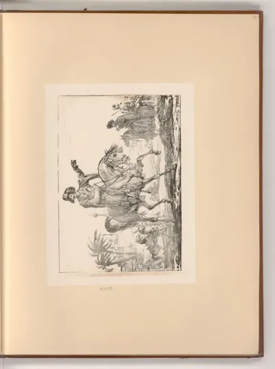 Landschaft mit orientalischen Reitern