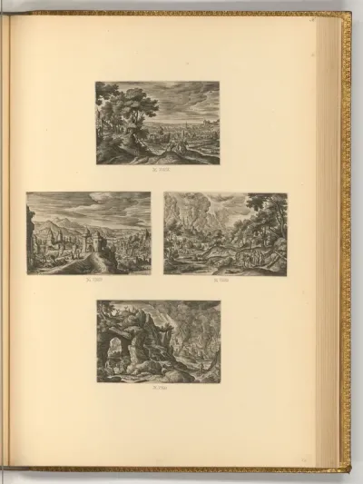 Landschaft mit Szenen aus dem Alten und Neuen Testament