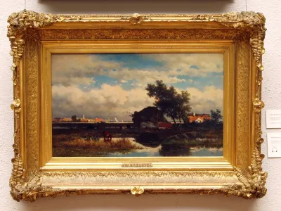 Landschap bij Dordrecht