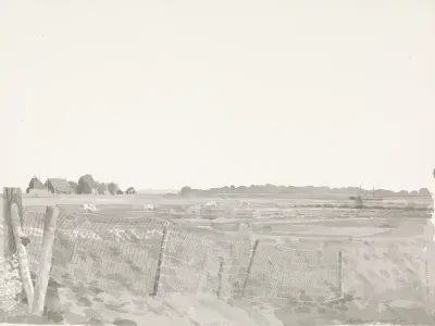 Landschap bij Eemdijk