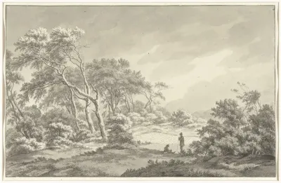 Landschap bij Elswout buiten Haarlem