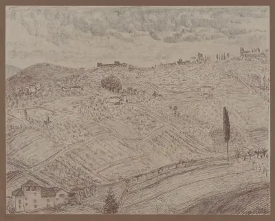 Landschap bij Florence