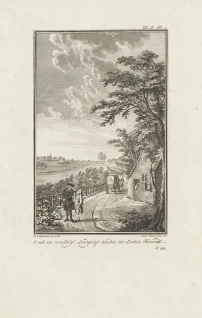 Landschap bij het Huis Rhederoord in De Steeg