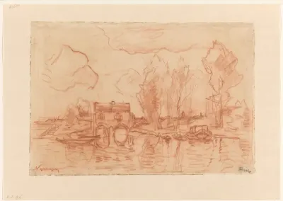 Landschap bij Nijmegen