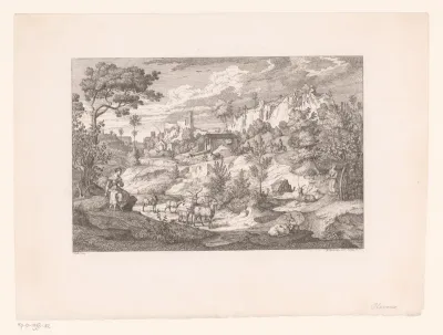 Landschap bij Olevano
