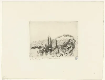 Landschap bij Rouen