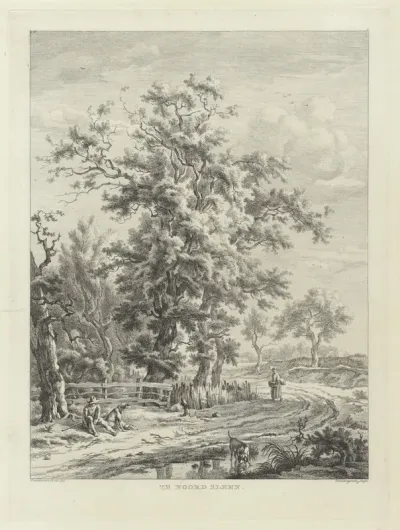Landschap bij Sleen in Drenthe