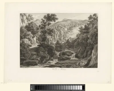 Landschap bij Subiaco