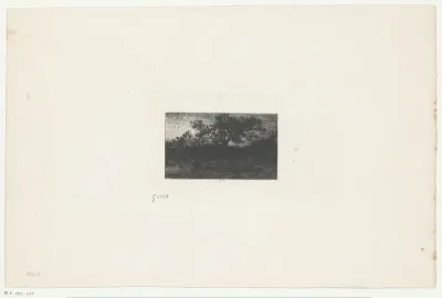Landschap bij zonsondergang