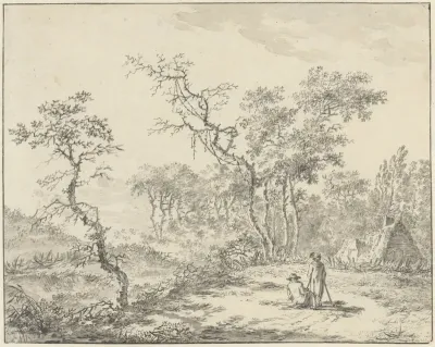 Landschap buiten Haarlem bij Bloemendaal