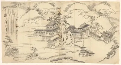Landschap in Chinese stijl