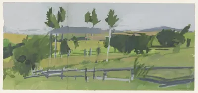 Landschap in de Auvergne