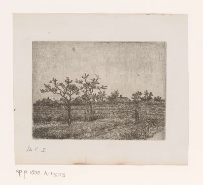 Landschap in de buurt van Antwerpen