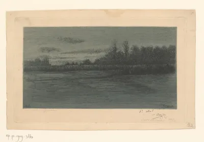 Landschap in de buurt van Ukkel
