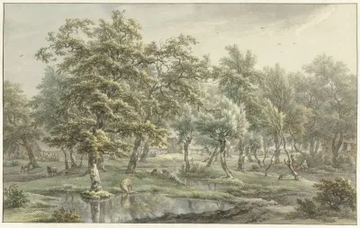 Landschap in de Eext (provincie Drenthe)