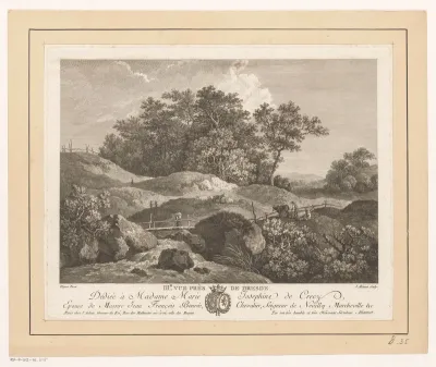 Landschap in de omgeving van Dresden