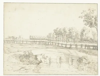 Landschap in de omgeving van Haarlem