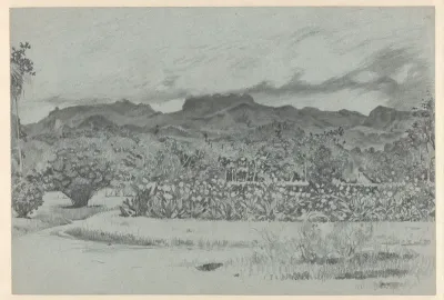 Landschap in Nederlands-Indië