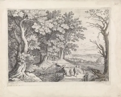 Landschap met Abraham en Isaak