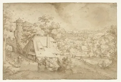 Landschap met Abraham en Izaäk