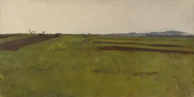 Landschap met akkervelden