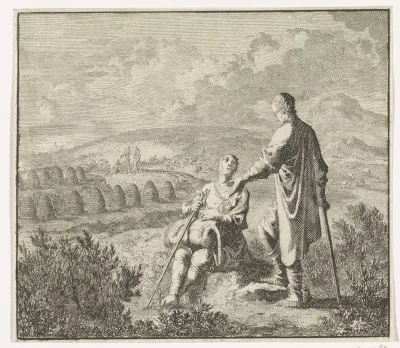 Landschap met bijenkorven