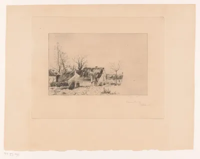 Landschap met boerderijen