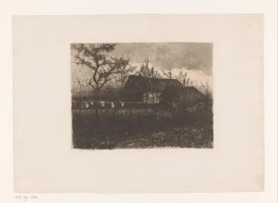 Landschap met boerenhoeve