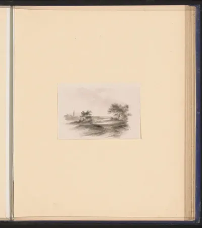 Landschap met bomen