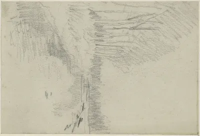 Landschap met bomen langs een vaart