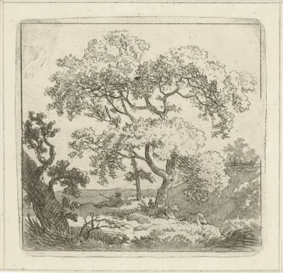 Landschap met boom