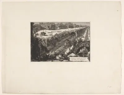 Landschap met bouwwerken in de Albaanse Heuvels