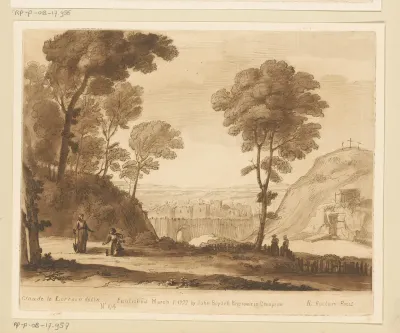 Landschap met Christus die aan Maria Magdalena verschijnt (Noli me tangere)
