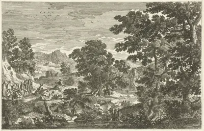 Landschap met Christus en de discipelen