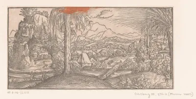 Landschap met Christus en de Emmaüsgangers