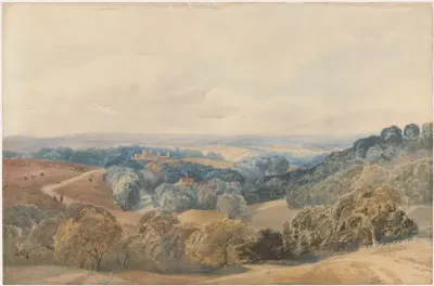 Landschap met Crieff Castle